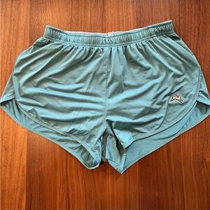 Tracksmith Twilight Split Shorts - Medium - Lake Blue